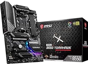 MSI MAG B550 TOMAHAWK Motherboard ATX - Supports AMD Ryzen 3rd Gen Processors, AM4, DDR4 Boost (4866MHz/OC), 1 x PCIe 4.0 ...